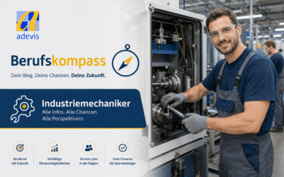 adevis Berufskompass: Industriemechaniker: Aufgaben, Voraussetzungen und Einstieg einfach erklärt