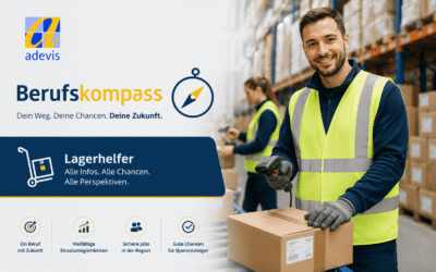 adevis Berufskompass: Lagerhelfer: Aufgaben, Voraussetzungen und Einstieg einfach erklärt
